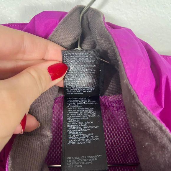 The North Face Hyvent Orchid Purple Rain Jacket XS - Picture 8 of 15